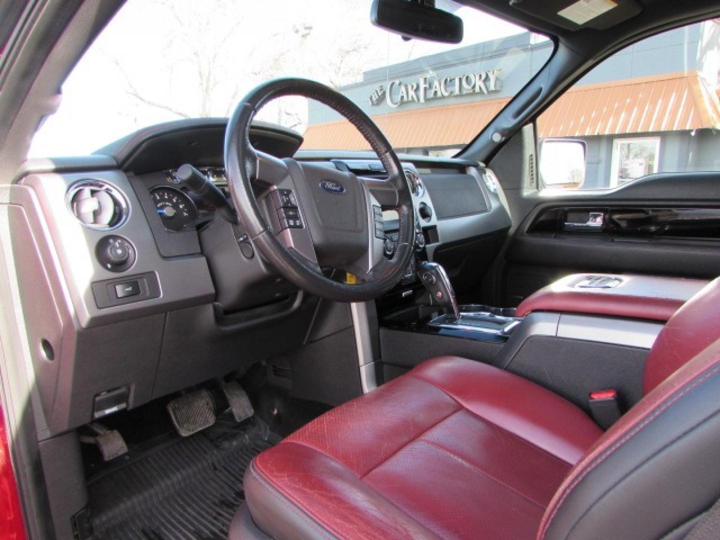 2013 Ruby Red /Red leather Ford F-150 Limited (1FTFW1ET1DF) with an 3.5 Ecocoost Twin Turbo V6 engine, 6 speed automatic transmission, located at 4562 State Avenue, Billings, MT, 59101, (406) 896-9833, 45.769516, -108.526772 - Photo#10